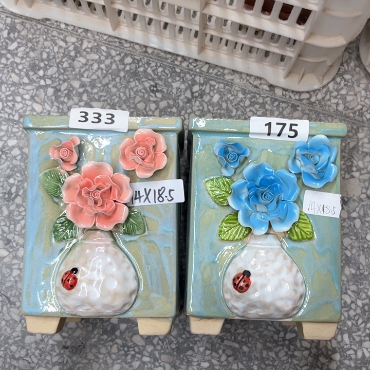 紫砂花盆粗陶材质陶瓷多肉花盆