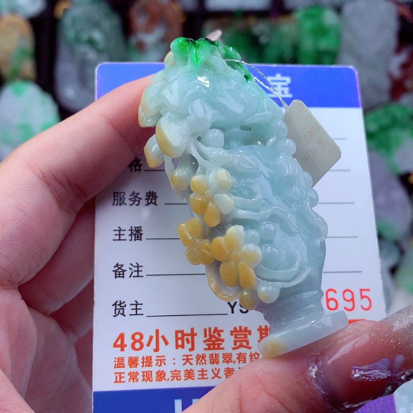 【闪购商品】翡翠颈饰未镶嵌挂件