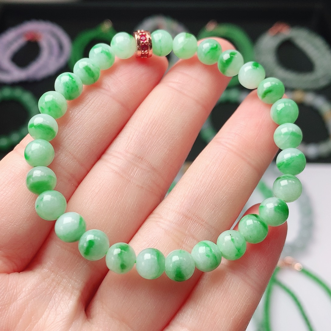 翡翠未镶嵌手链翡翠