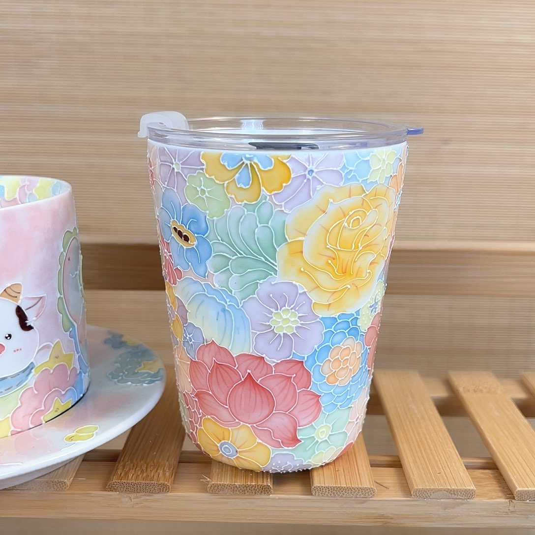 景德镇手绘陶瓷杯子