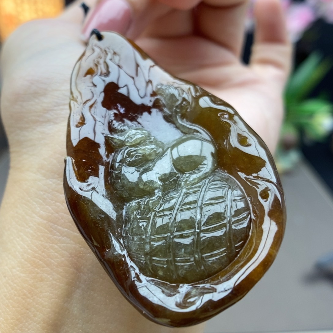 翡翠未镶嵌颈饰吊坠111