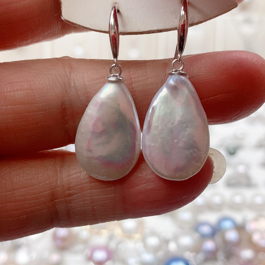 淡水珍珠银S925镶嵌颈饰