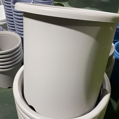 树脂四季8号灰白无托3个