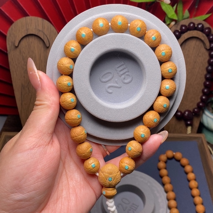 衣***生凤眼菩提手串12松