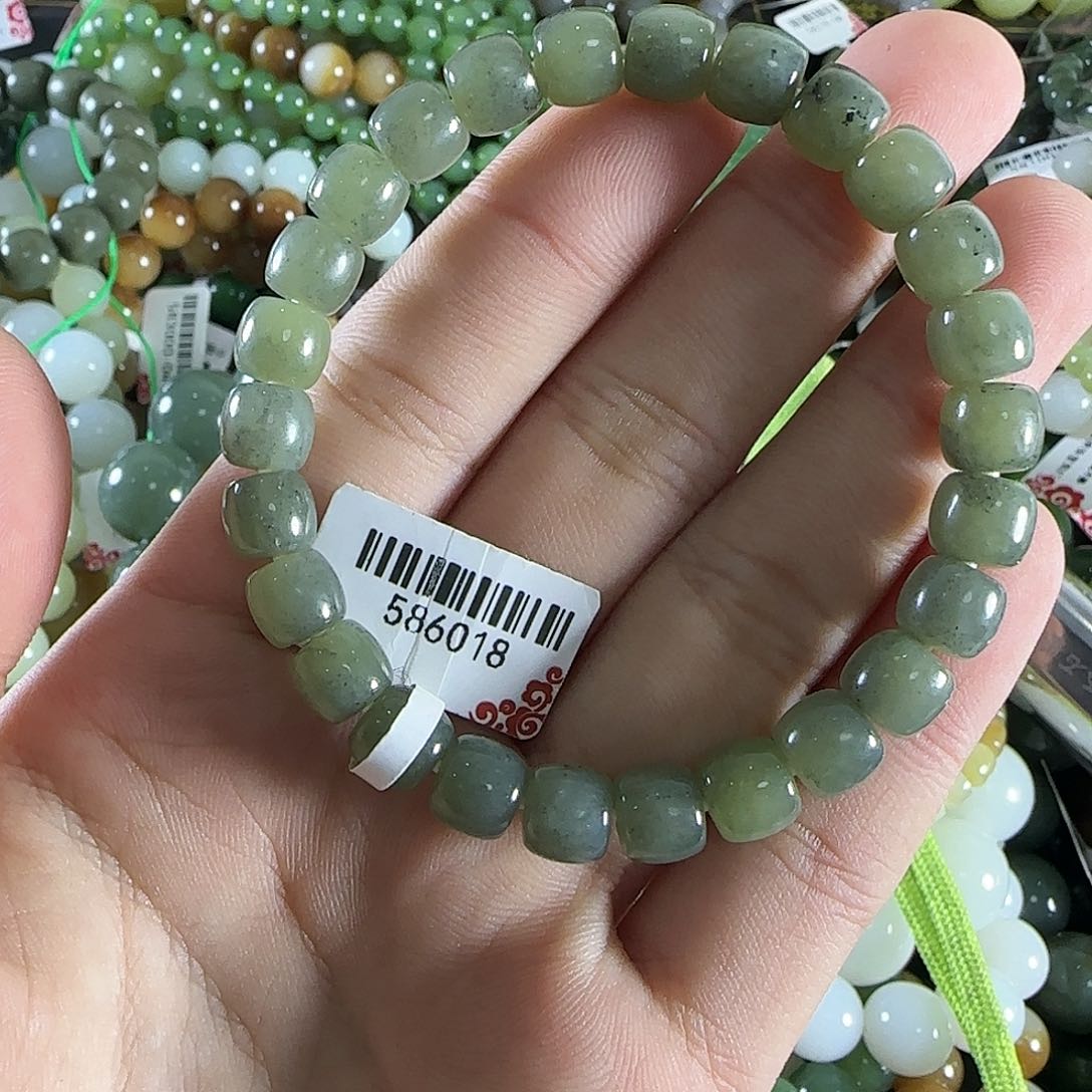 和田玉手链未镶嵌15