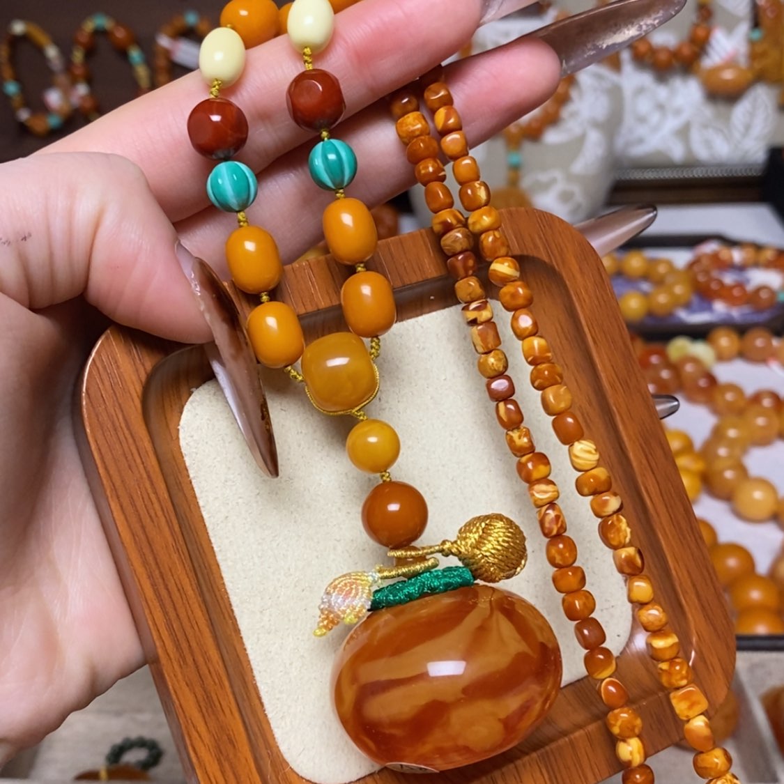 【闪购商品】手链蜜蜡未镶嵌项链