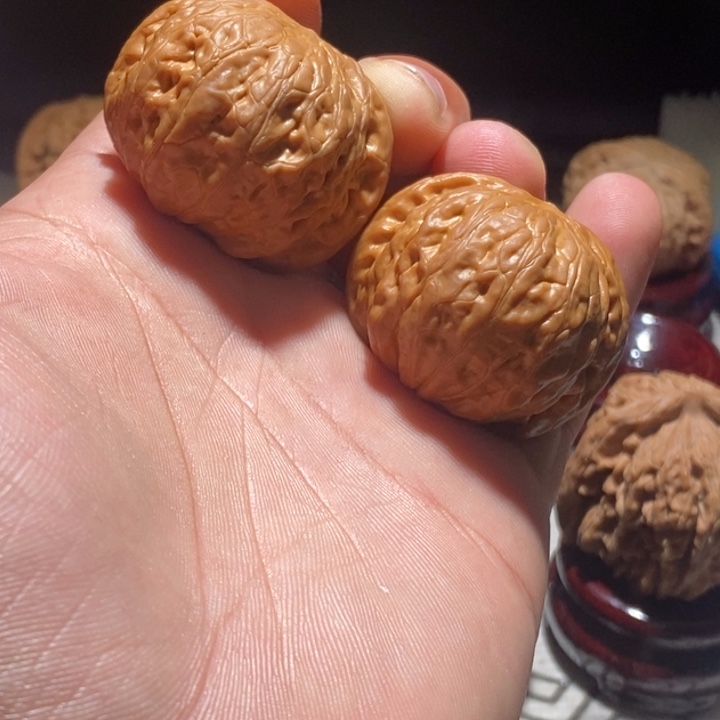 文玩核桃把件40铁锤