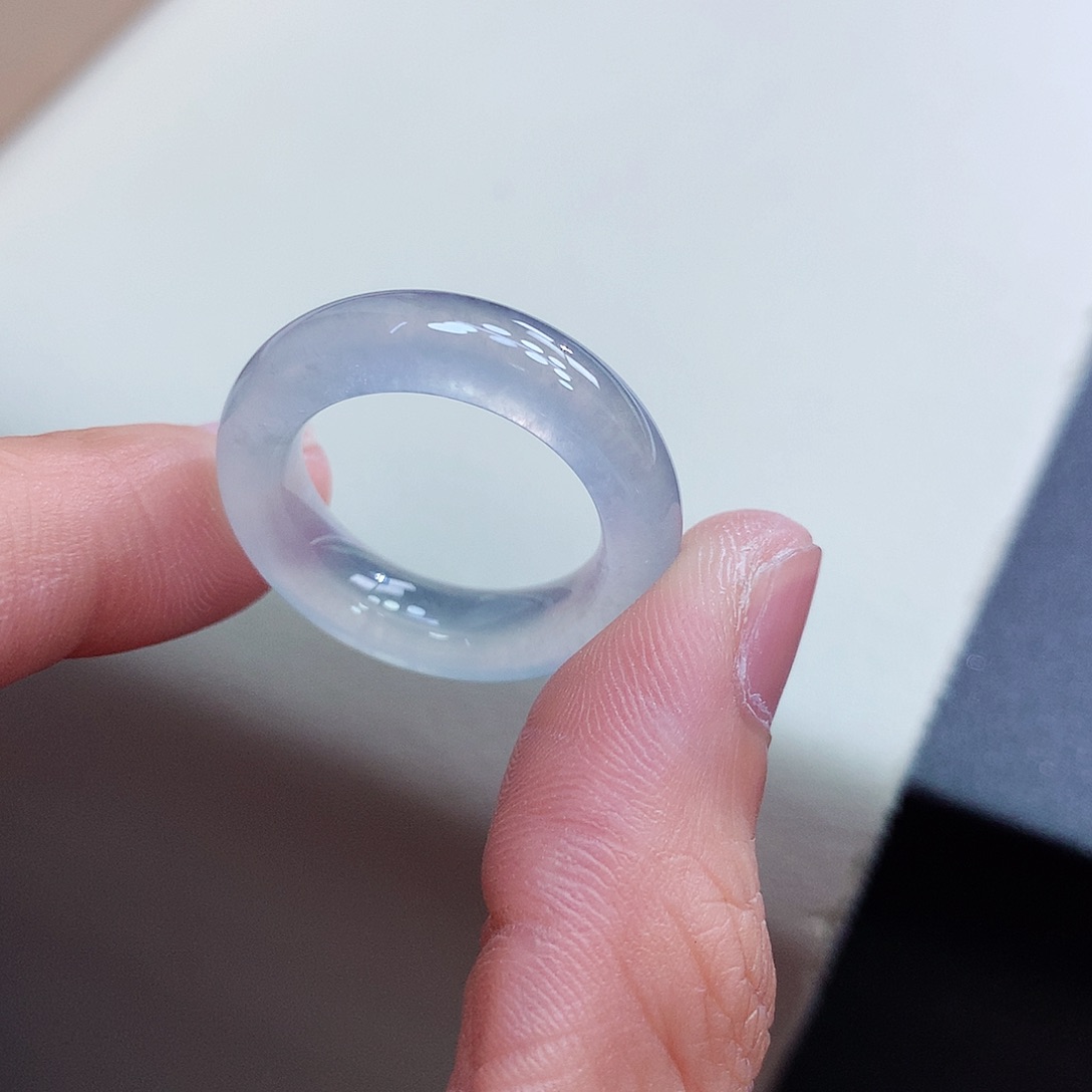 未镶嵌戒指翡翠17-18号