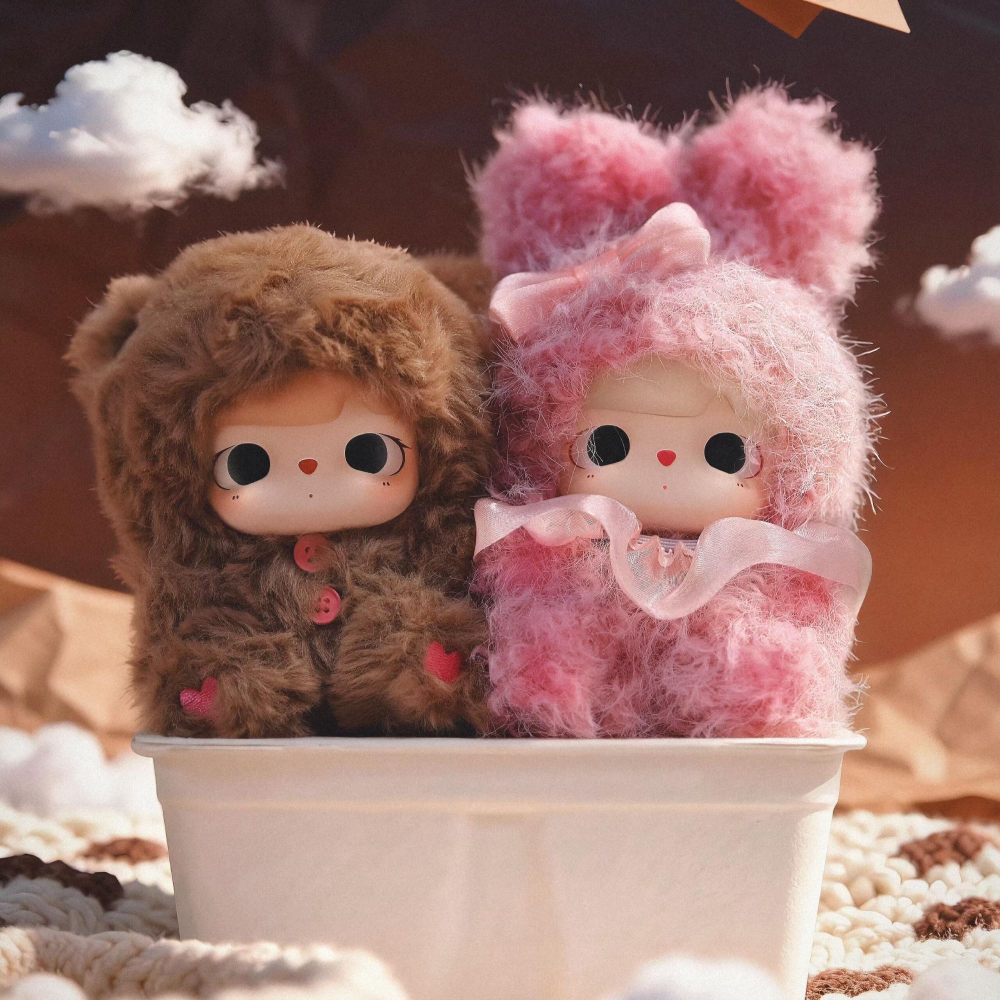 【兔兔熊动物心动N次方】摆件情侣公仔可爱少女心创意毛绒