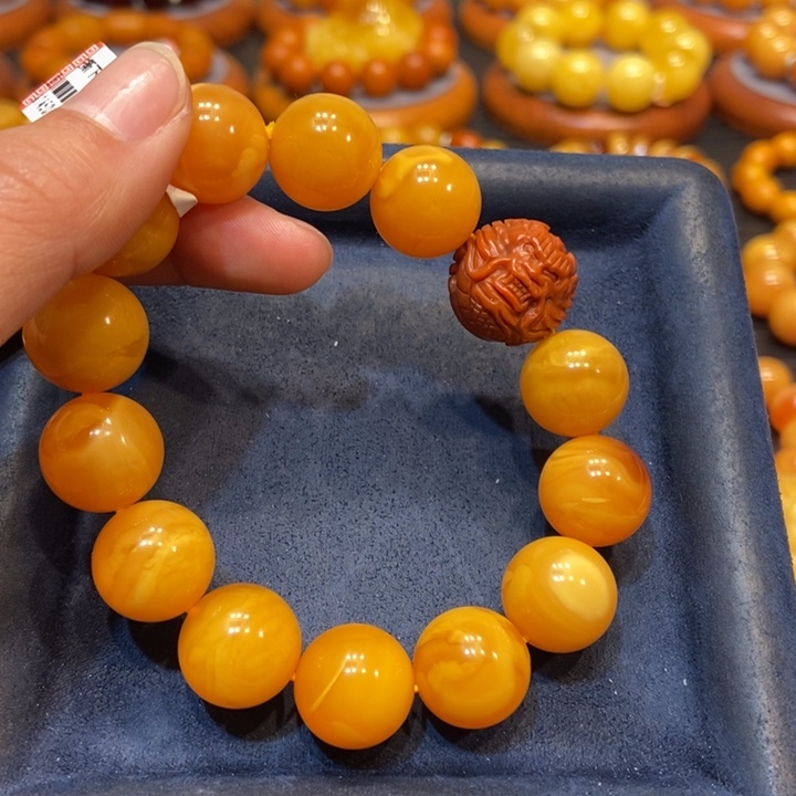 琥珀手链未镶嵌蜜蜡
