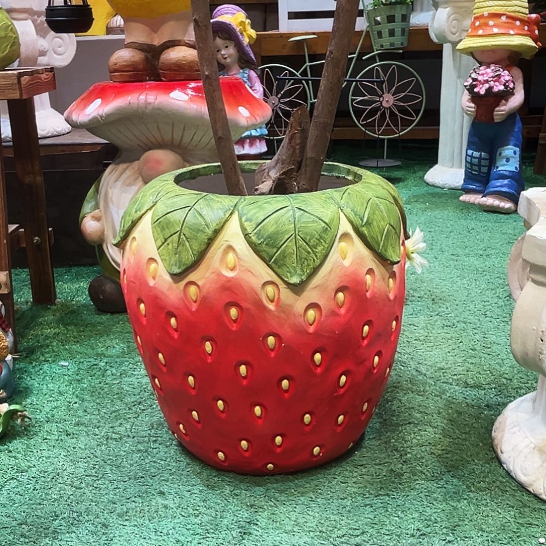 花园摆件红红火火