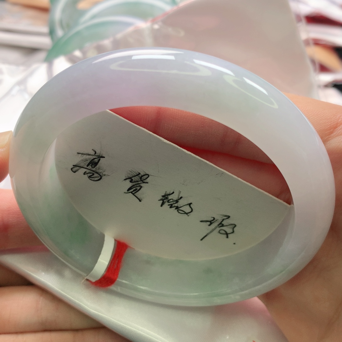 翡翠未镶嵌手镯缅甸61