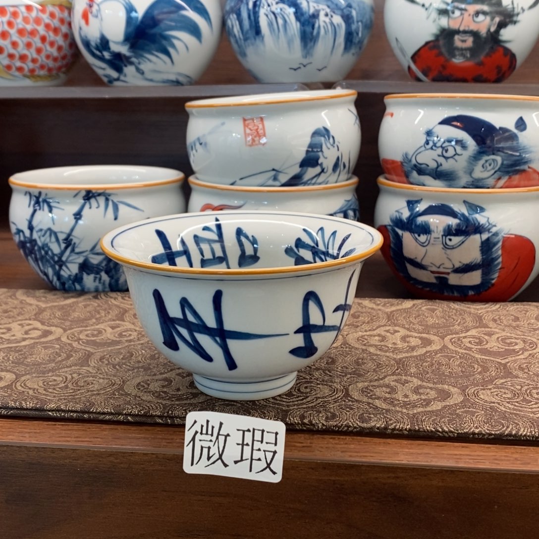 釉下彩手工绘制手工绘制