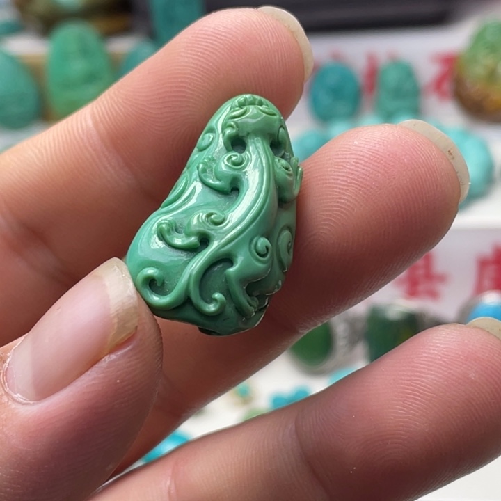 绿松石未镶嵌配饰
