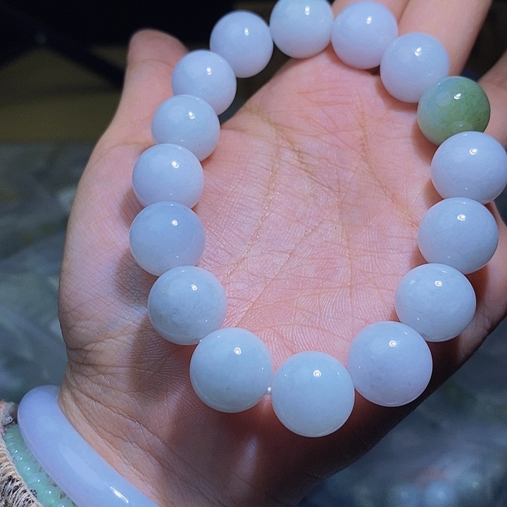 未镶嵌手串翡翠天然缅甸A货翡翠12.2