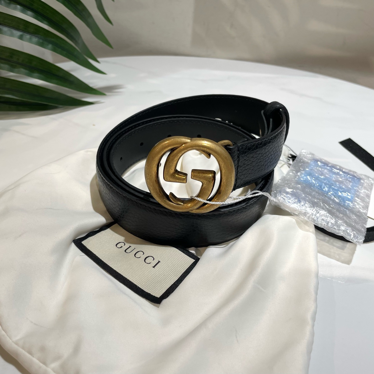 95新 GUCCI/古驰 御古屋/07345/腰带 窄版 3*95cm