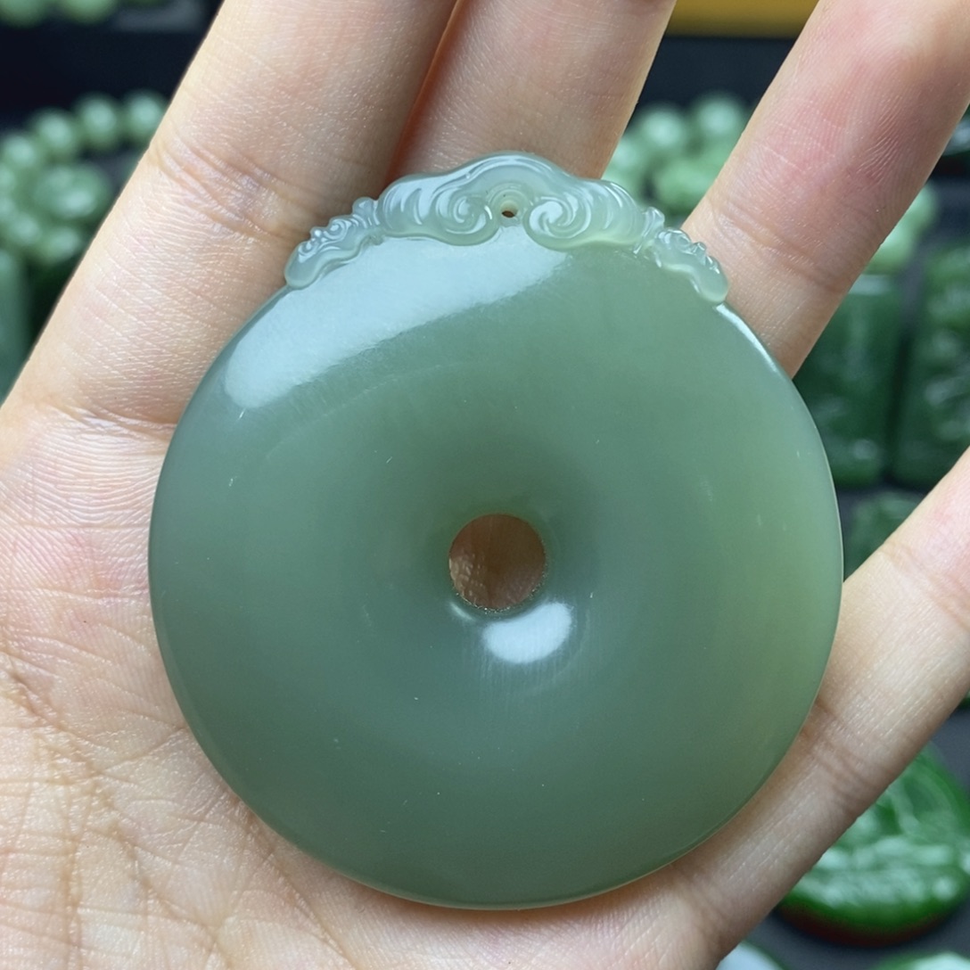和田玉（碧玉）未镶嵌挂件