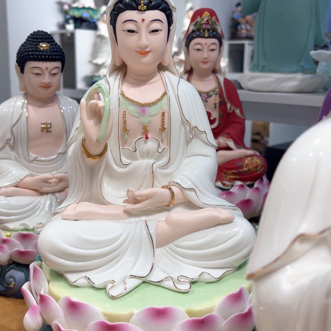 【闪购商品】摆件瓷摆件观音14吋