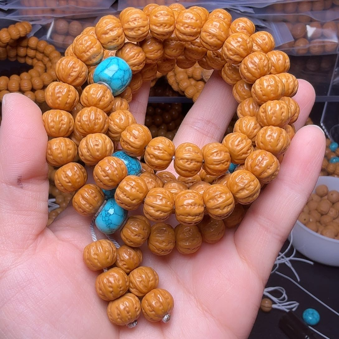 猴头核桃吊坠京八愣脖挂