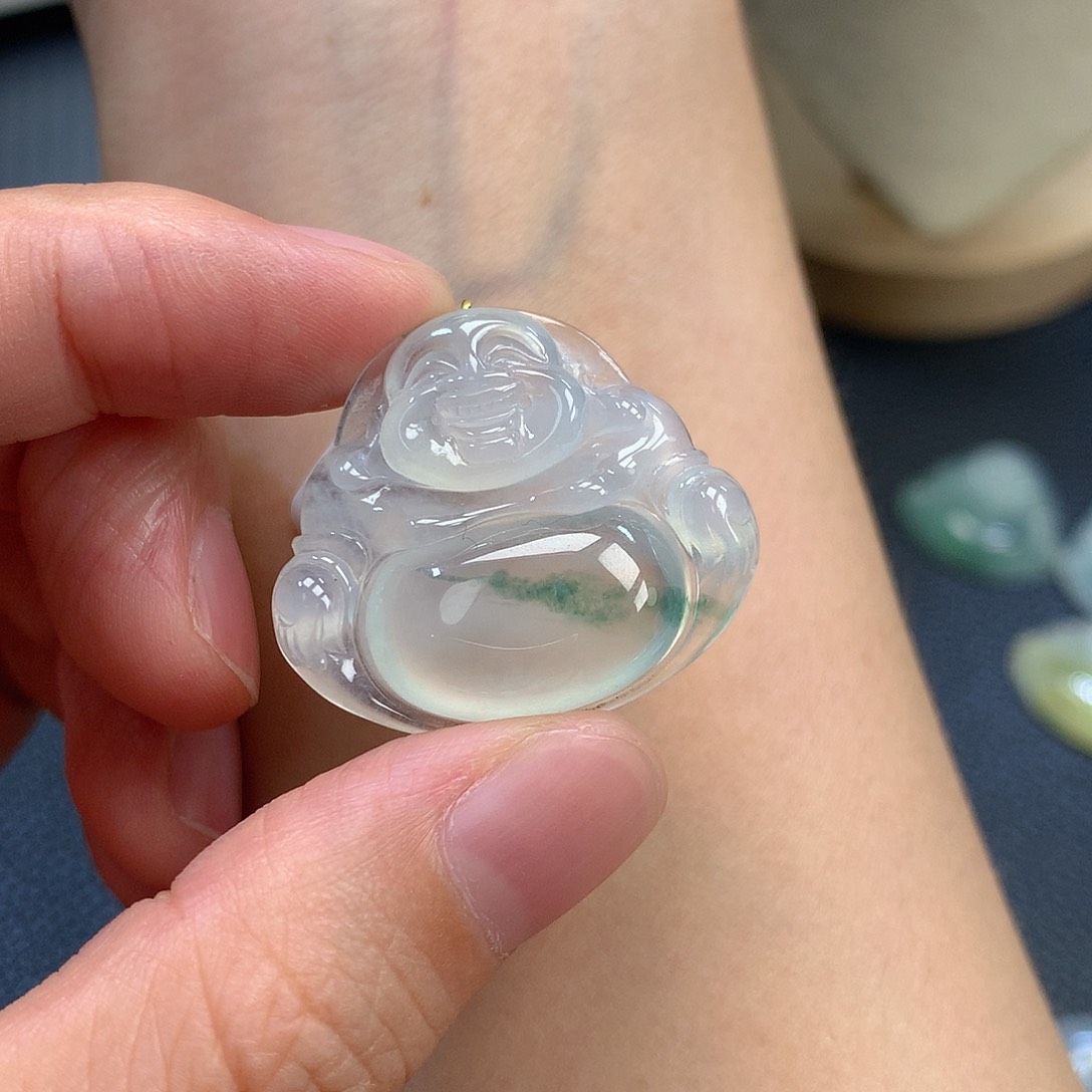 翡翠未镶嵌吊坠(不含链)翡翠