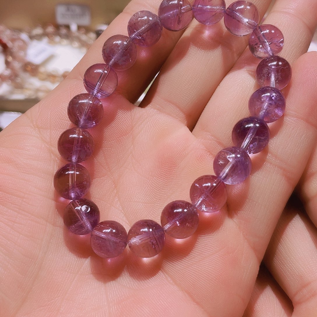 紫晶颈饰未镶嵌塔晶