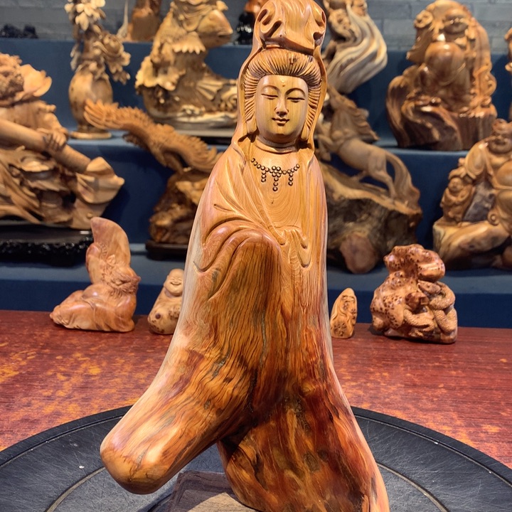 柏木（崖柏）根雕摆件