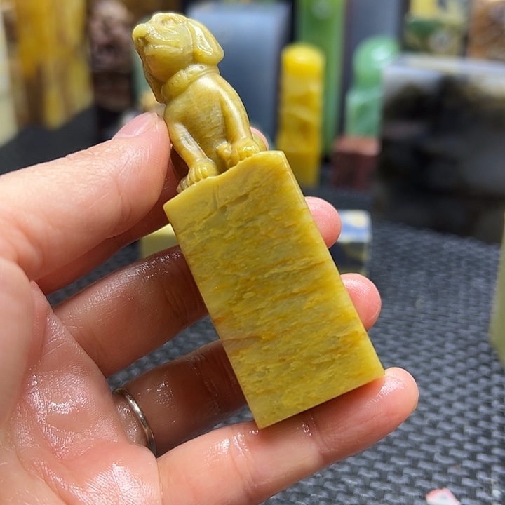 鱼****青田石印章石印章石