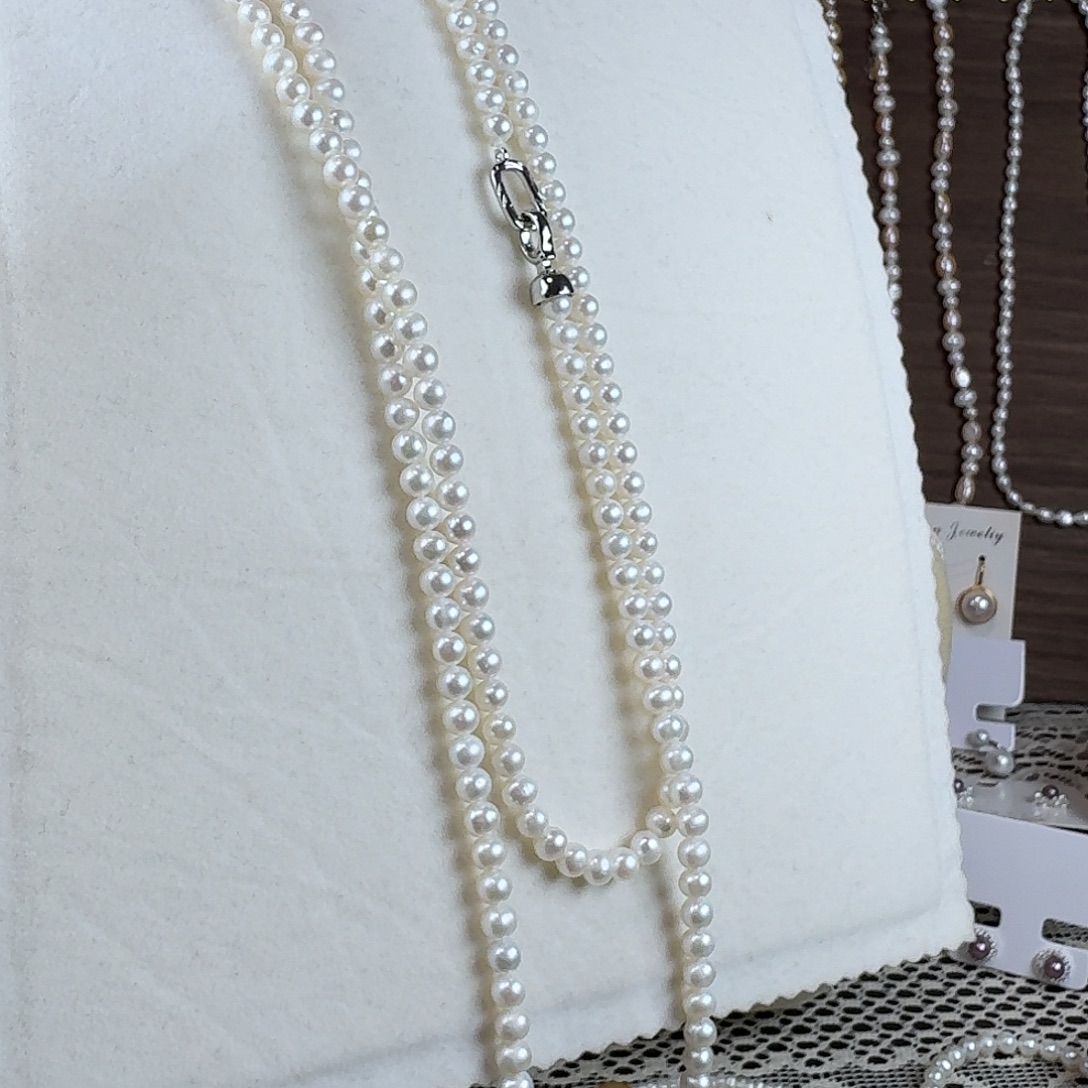 月***影淡水珍珠项链未镶嵌