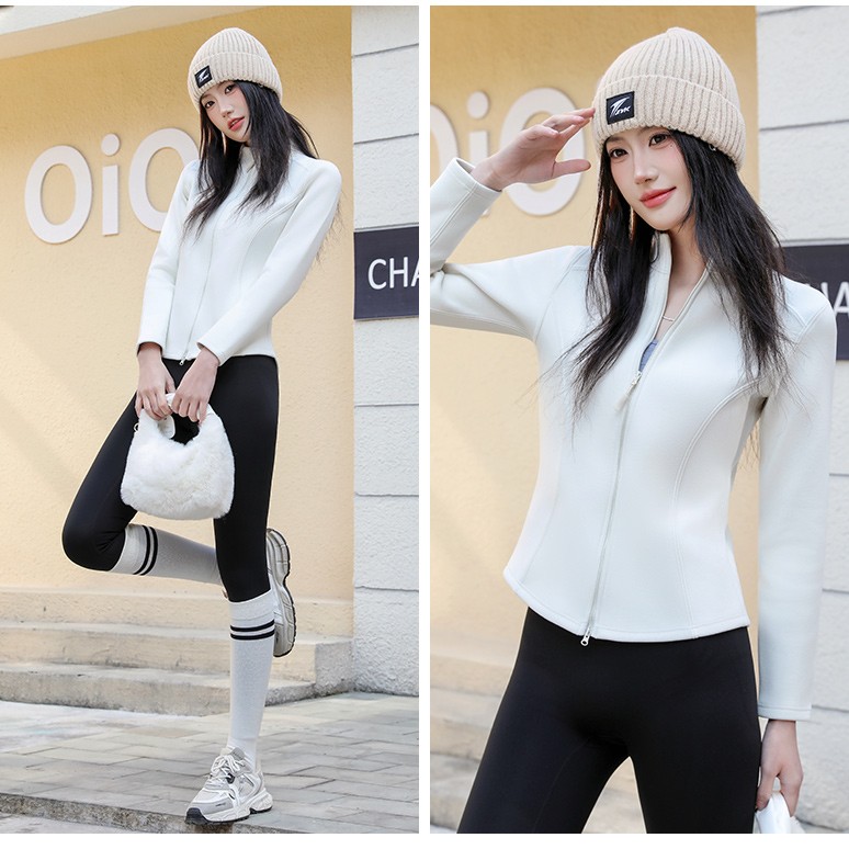 新款石墨烯小蛮腰蓄热保暖时尚小外套女士修身显瘦外套A1