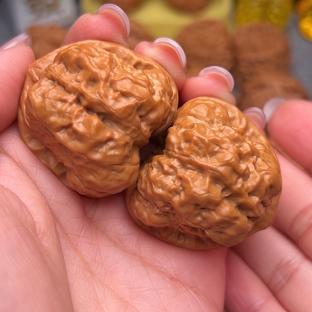 把件文玩核桃小***三角蛙39全品