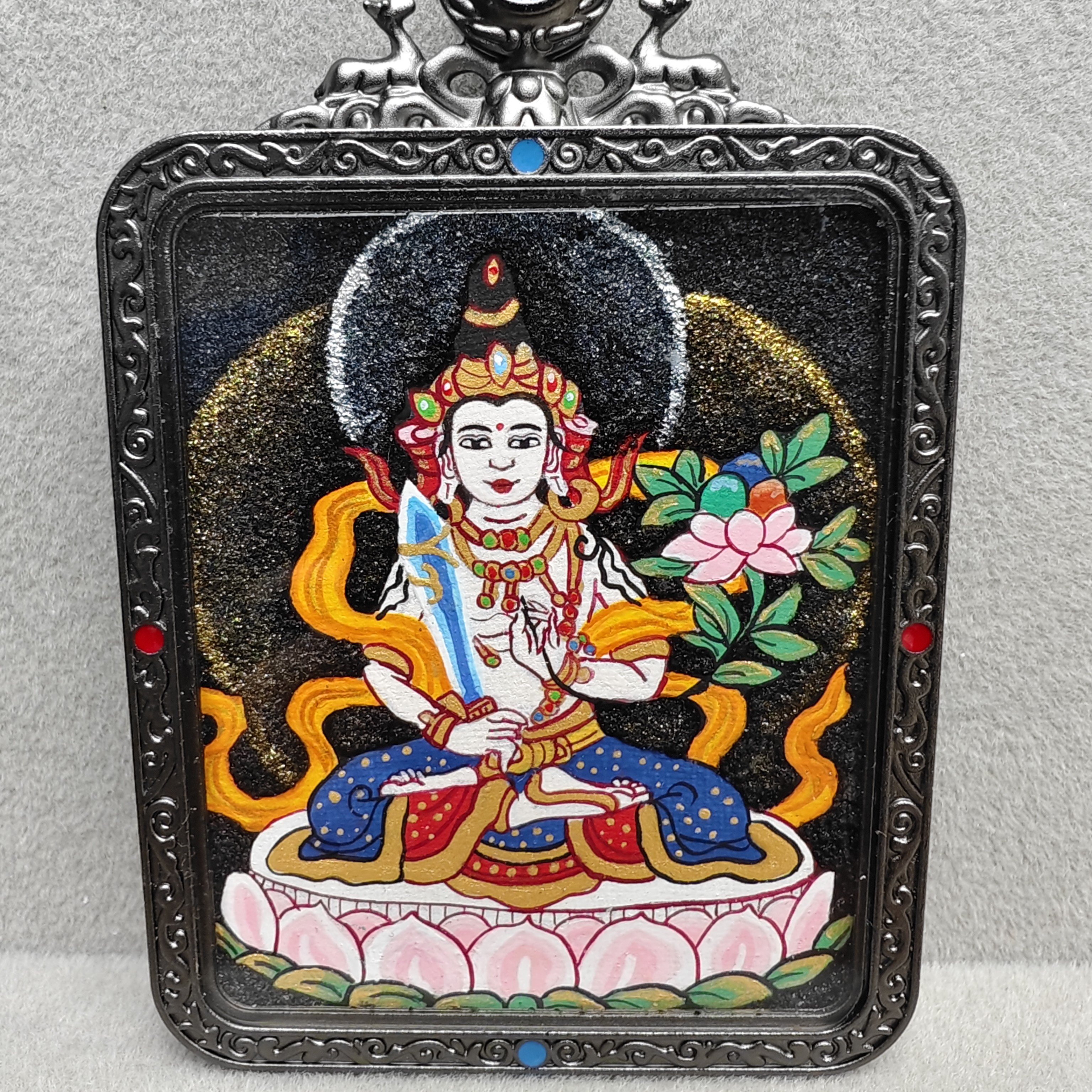 虚空藏纯手绘唐卡