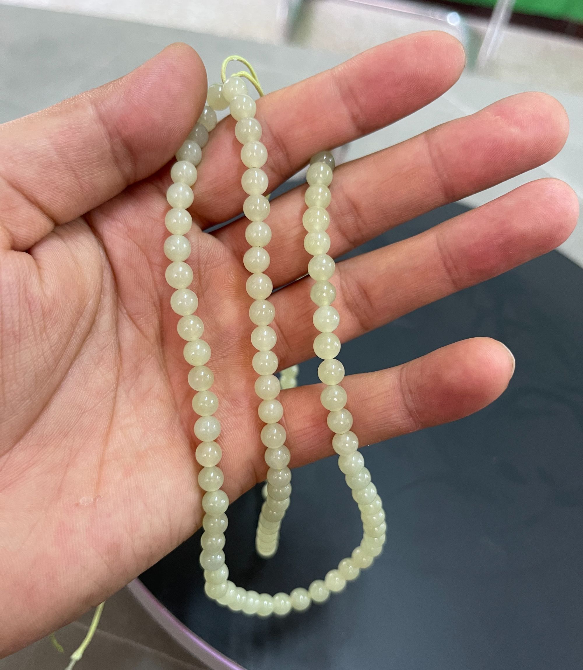 和田玉高品质黄口项链（假一赔）