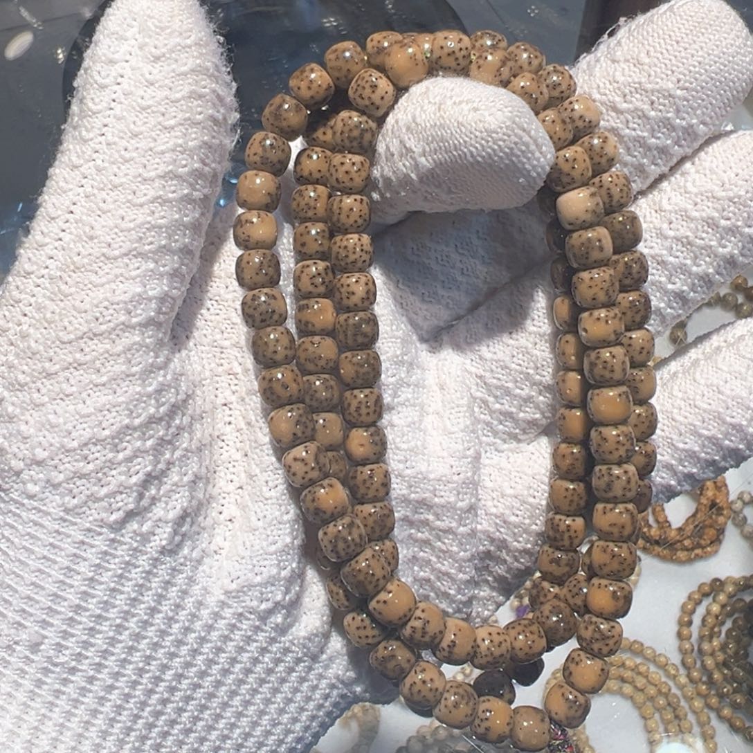 星月菩提手串卡7石玉长串