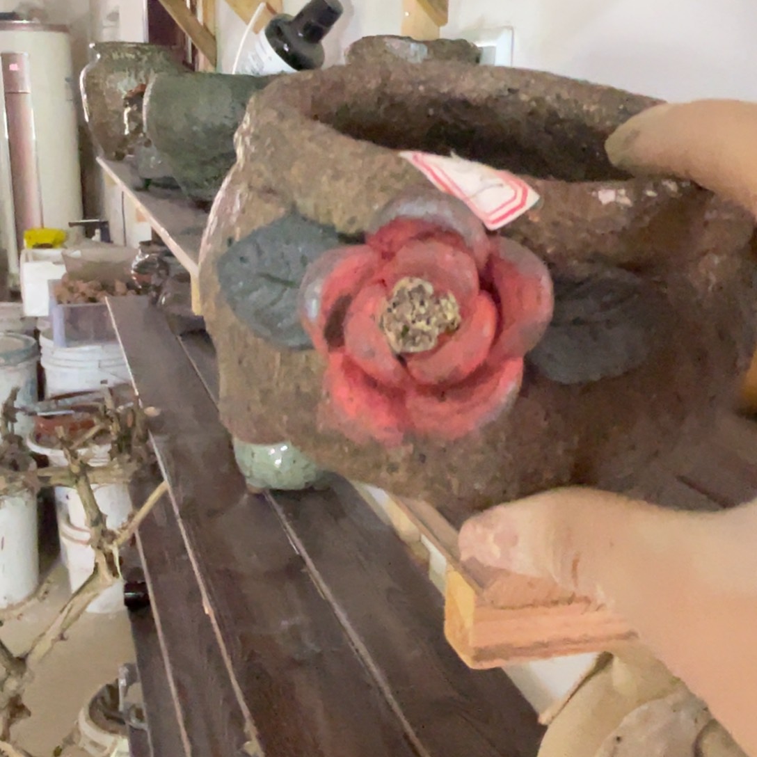 红陶粗砂陶瓷花盆特价