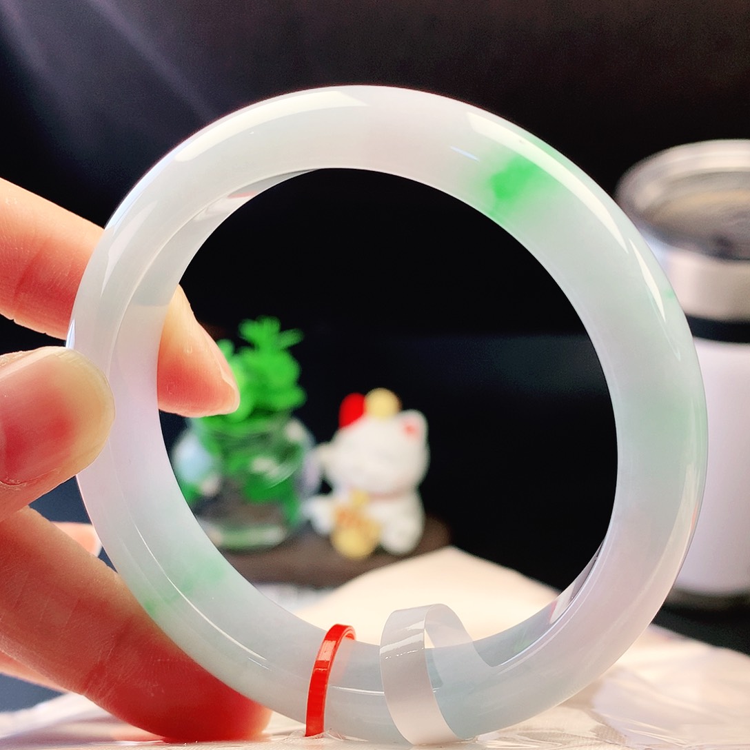 未镶嵌手镯翡翠56圈