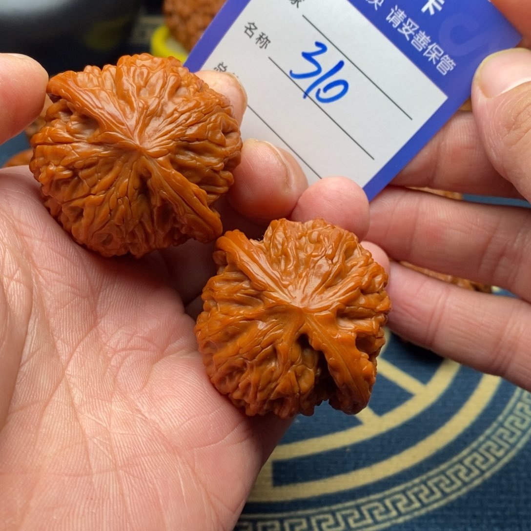 文玩核桃把件磨盘44