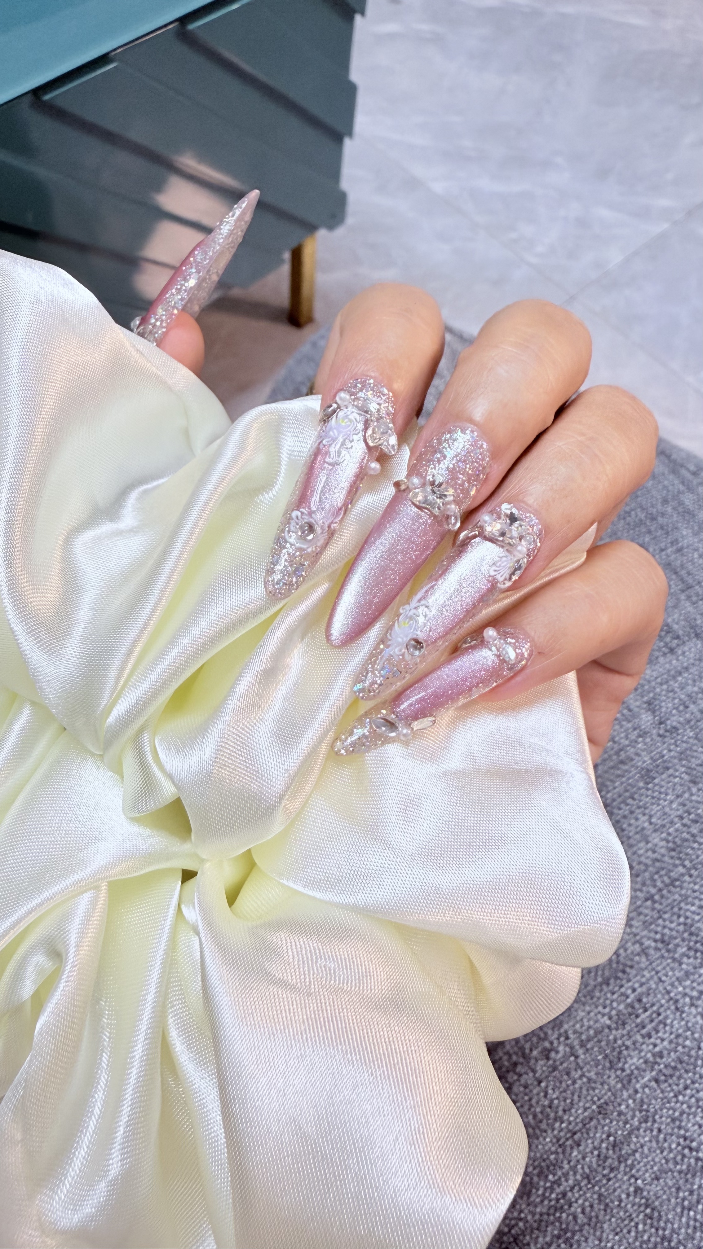 (俩单包邮)孤品微瑕手工穿戴甲【下单备注编码】