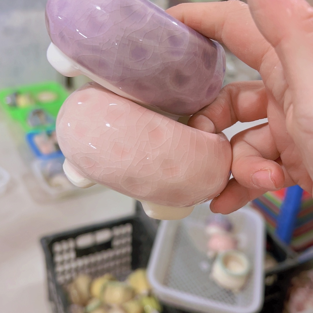 红陶陶瓷花盆当场12包邮