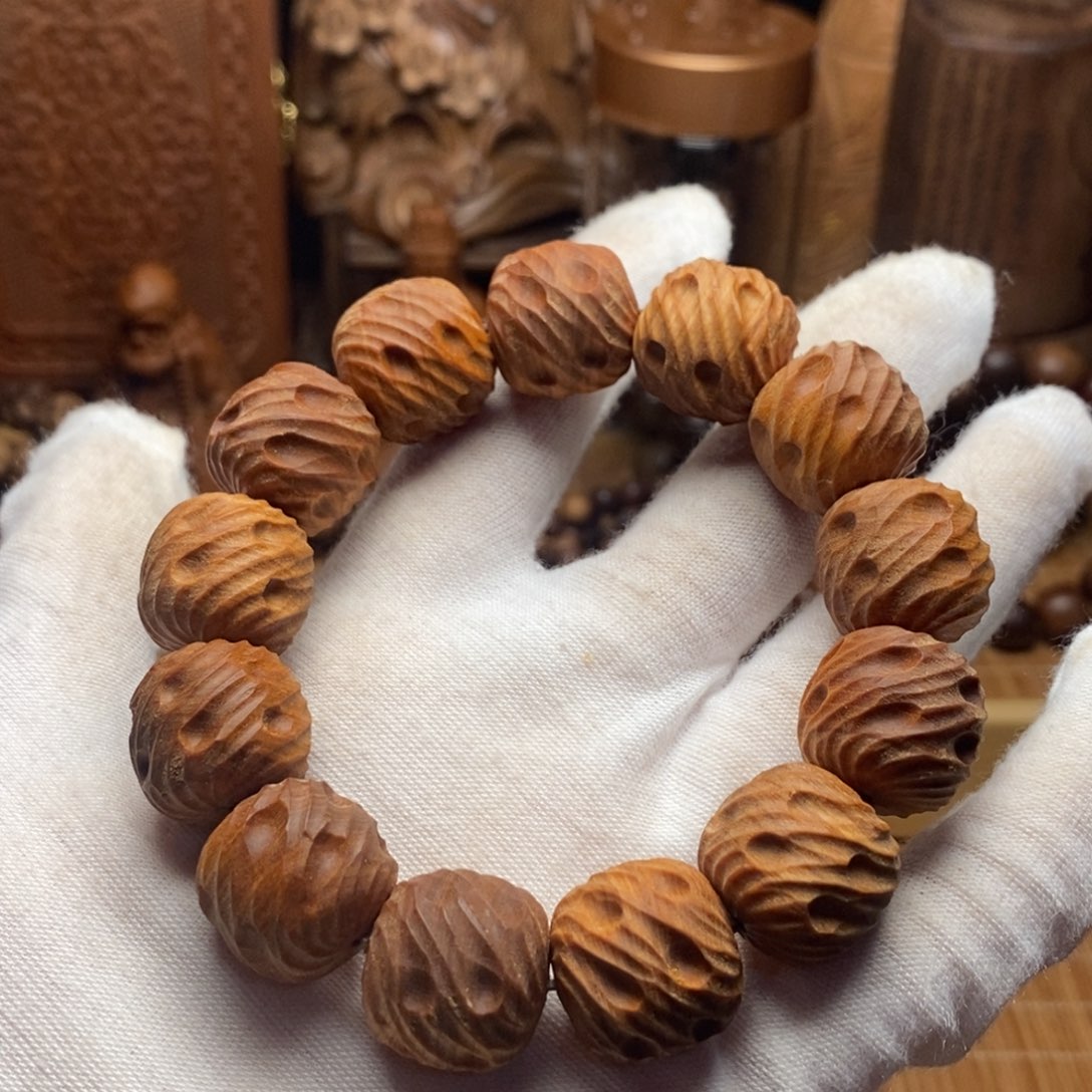 檀香木手串/手链手串1718焦糖