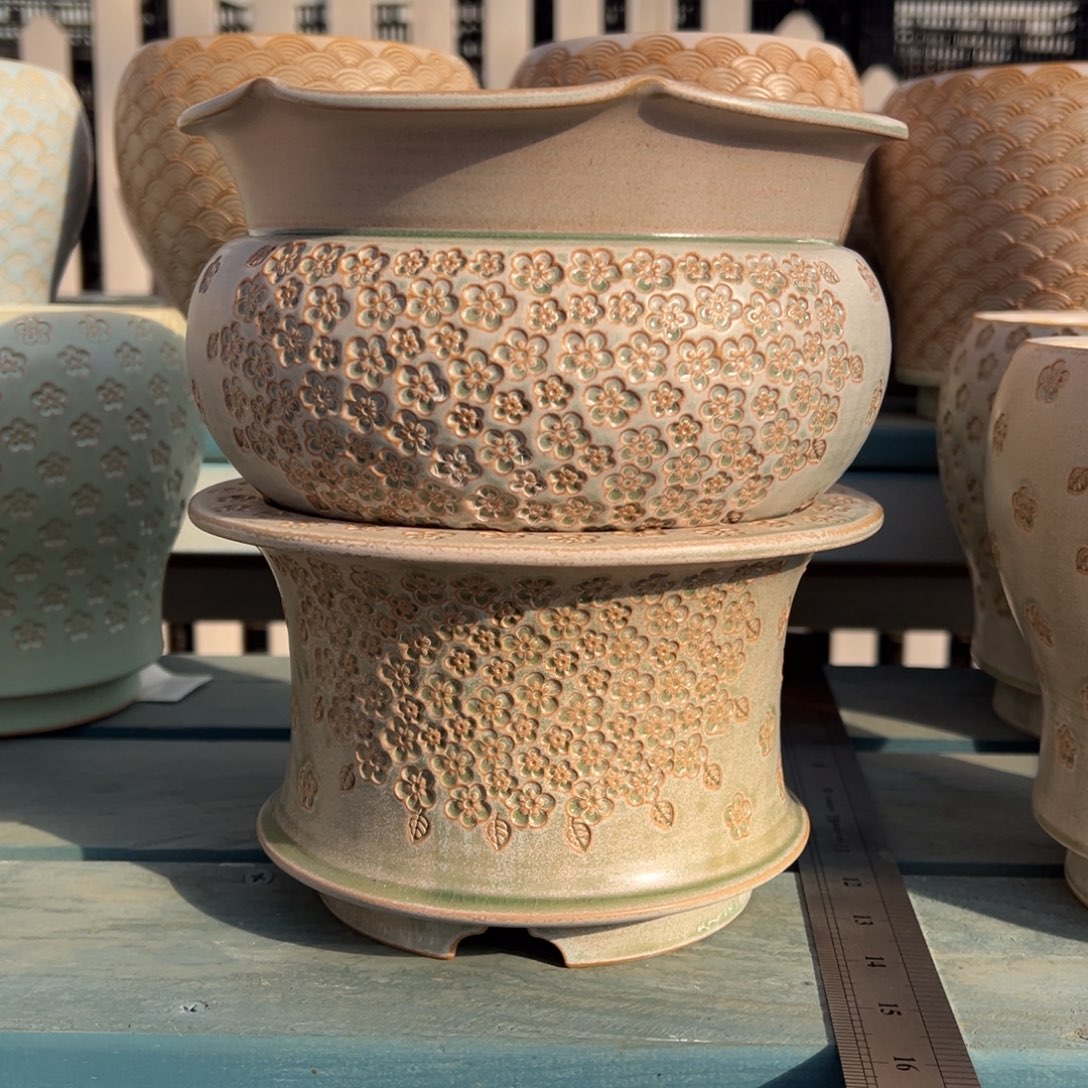 一***三大盆1204-006E一组两个