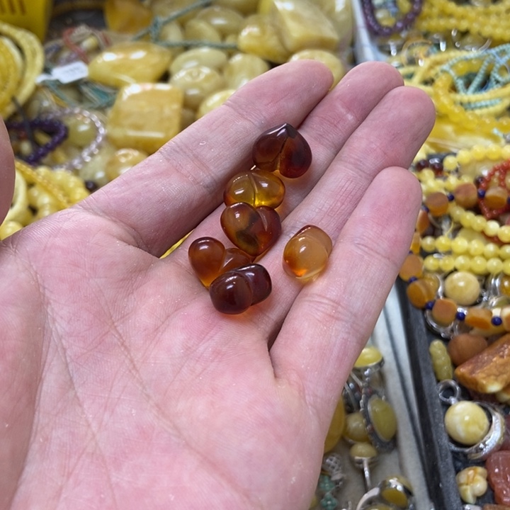 裸石蜜蜡未镶嵌多样性发货其一