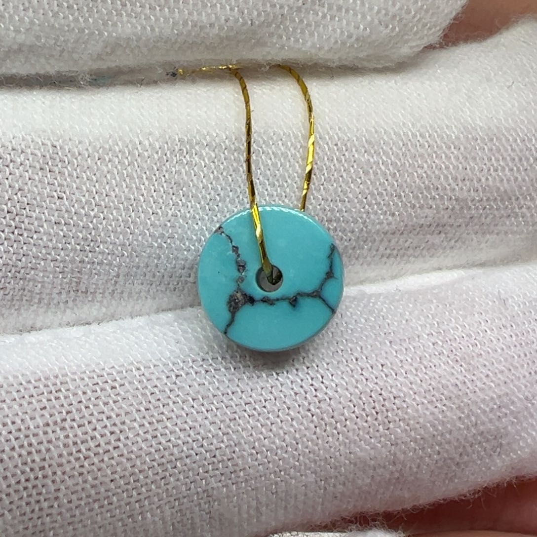 绿松石未镶嵌配饰29直径8.9