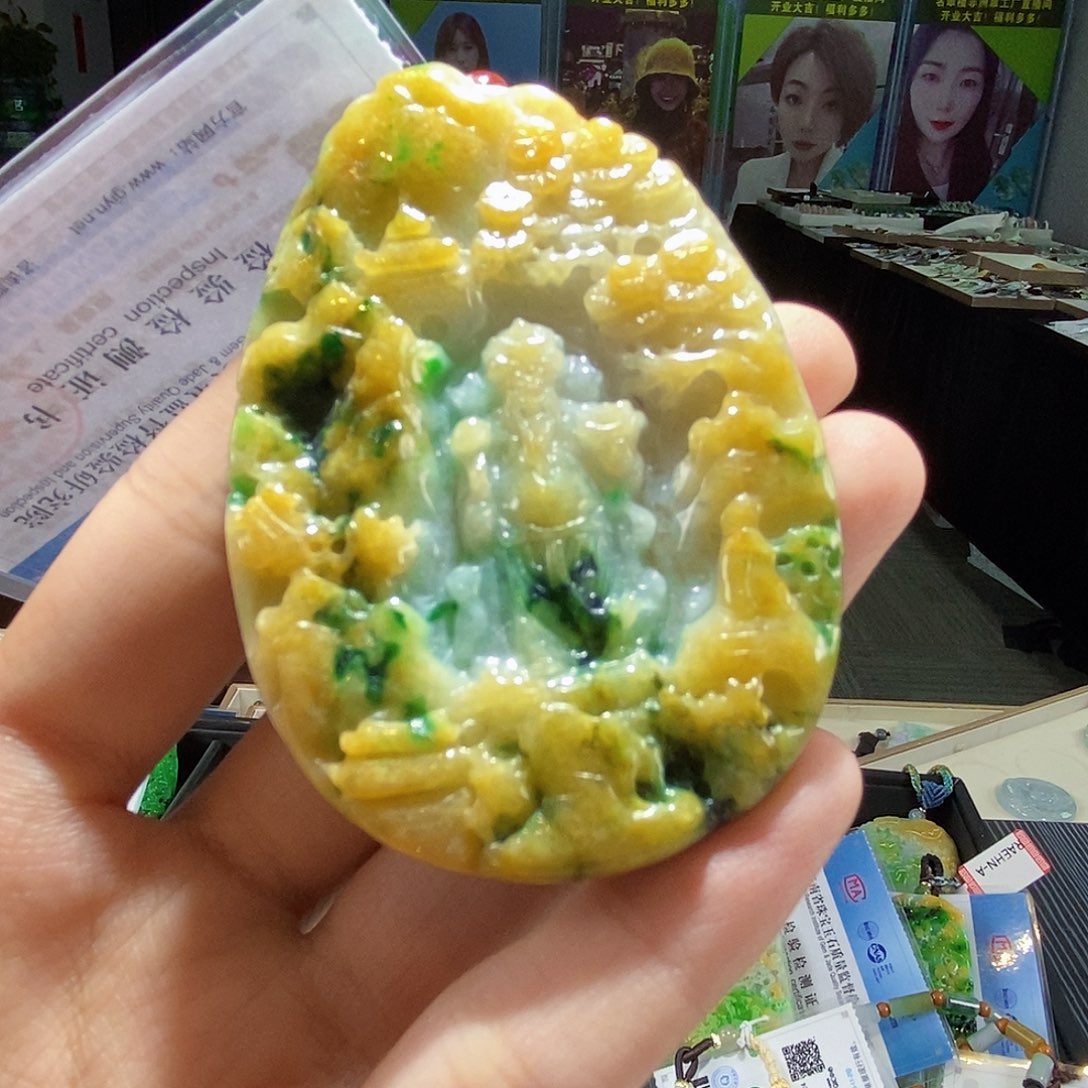 颈饰未镶嵌翡翠翡翠