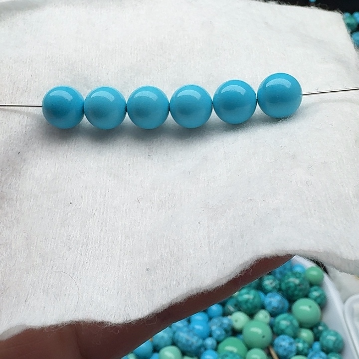 *****尺寸：10➕蓝圆珠（6颗）