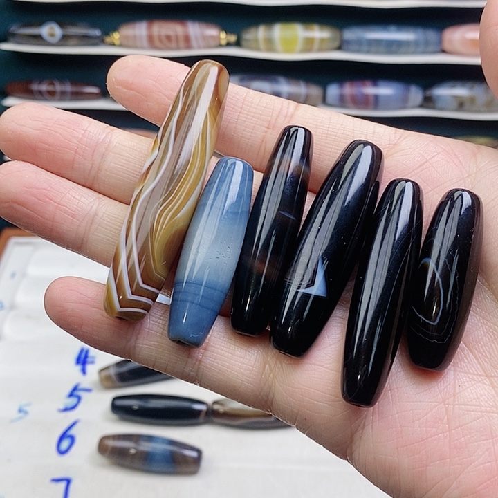 心***树玛瑙/玉髓未镶嵌颈饰