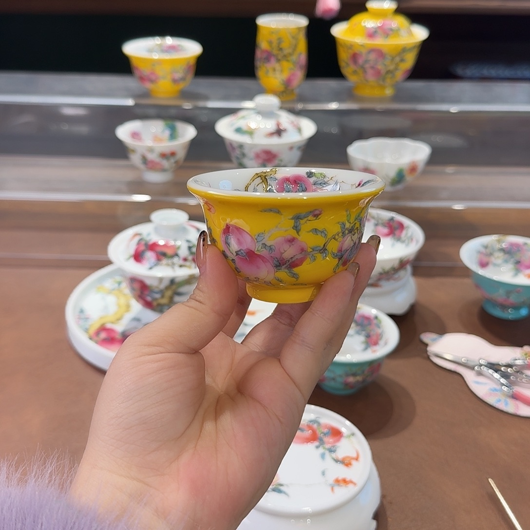 珐琅彩主人杯茶具系列