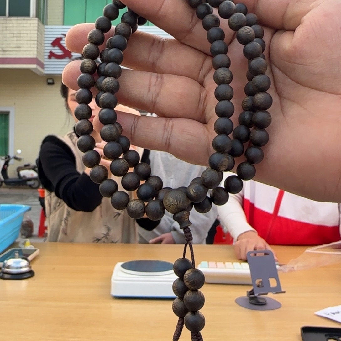 手串沉香棋楠沉水圆珠7mm多圈多样性发一SQ-7Y25-B1228