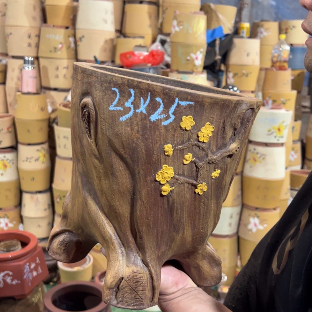 紫砂花盆紫砂花盆