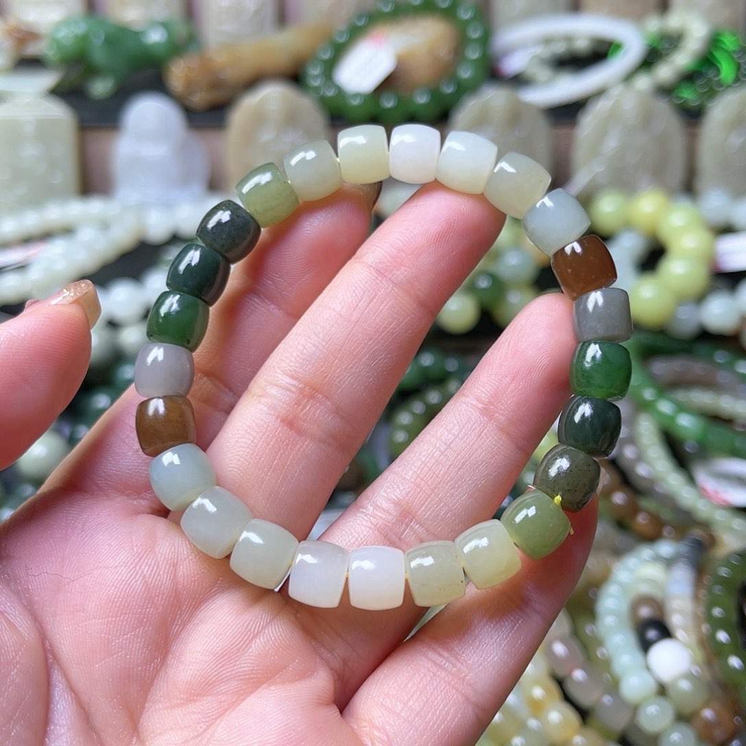 和田玉手链未镶嵌