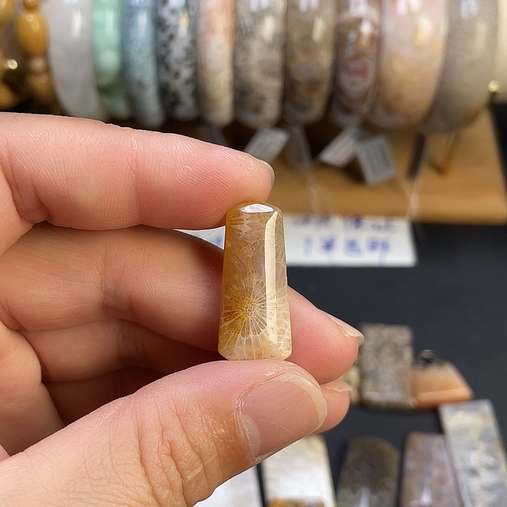 硅化珊瑚（珊瑚玉）未镶嵌手镯